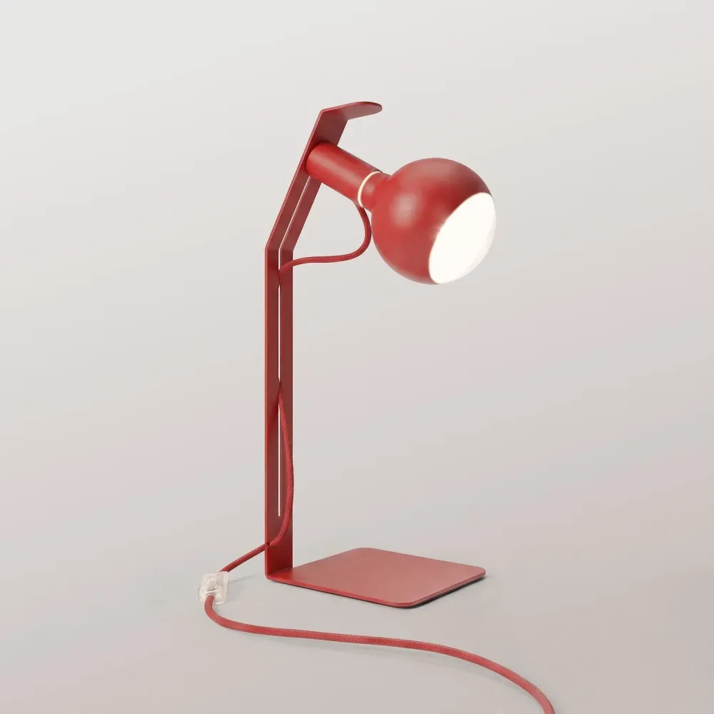 Koso Lucia - Lampe de table avec Fiche UK - Rouge