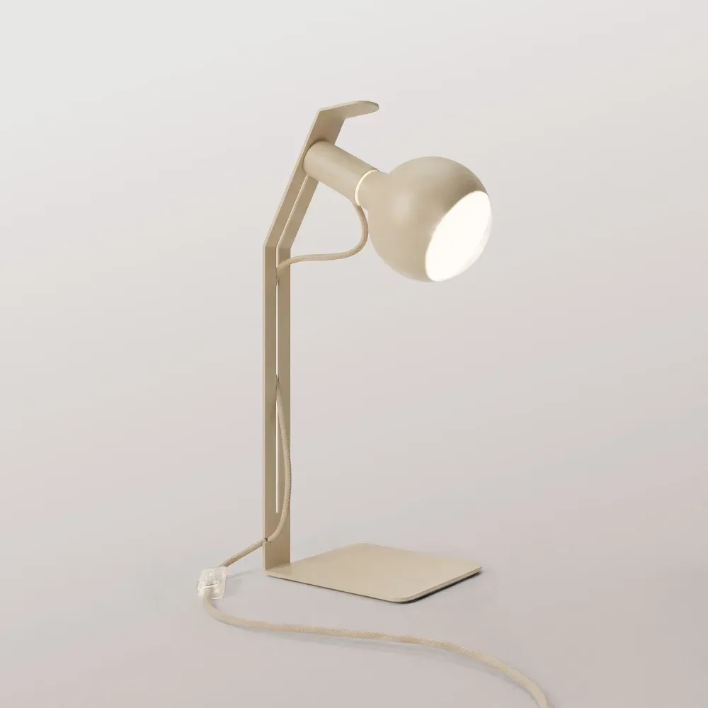 Koso Lucia - Lampe de table avec fiche UK - Crème