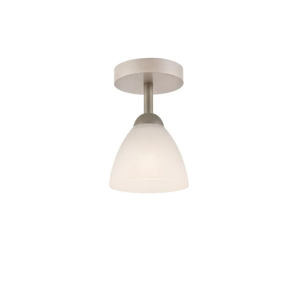 Suspension Lamkur Adriano en acier blanc E27 H 20 cm White