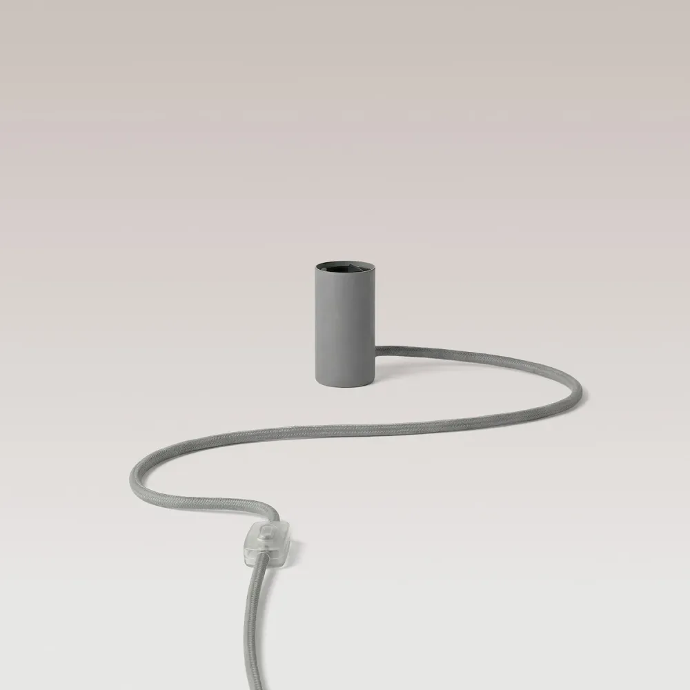 Lampada magnetica plug- con attacco E27 - Grigio