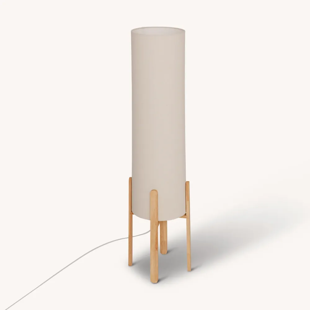 Lampadaire atmosphère alara 110x60xh177cm - bouton-poussoir - noir