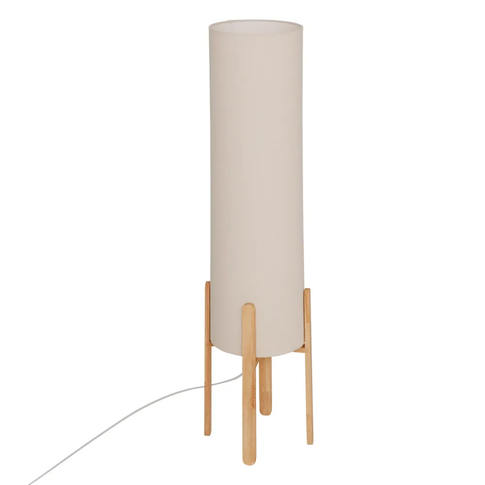 Lampadaire atmosphère alara 110x60xh177cm - bouton-poussoir - noir