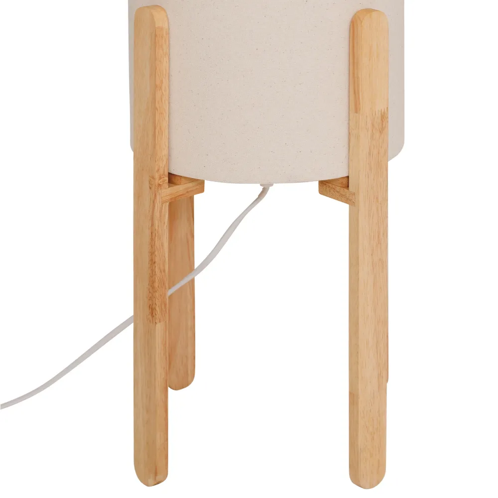 Lampadaire atmosphère alara 110x60xh177cm - bouton-poussoir - noir