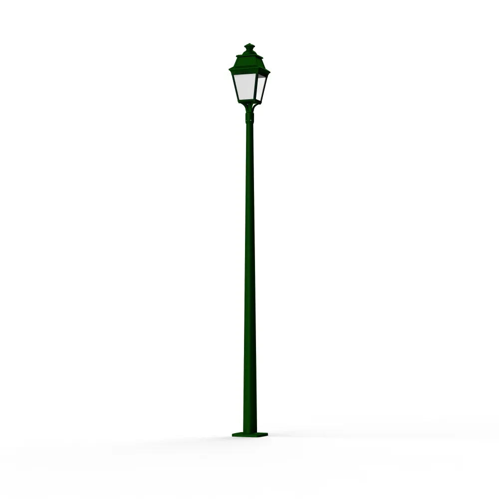 Lampadaire Avenue 3 N°11 LED Warm Vert 019 Diffuseur opale 103260019