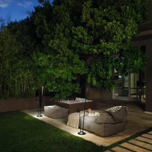 Lampadaire GRASS DOUBLE noir OTPLT804N