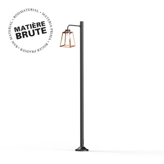 Lampadaire Lampiok 1 N°7 Cuivre brut 082 Diffuseur clair 131013082