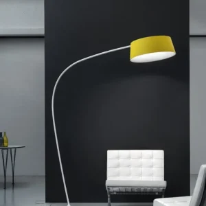 Lampadaire LED Oxygène FL1 Jaune Stilnovo 8103