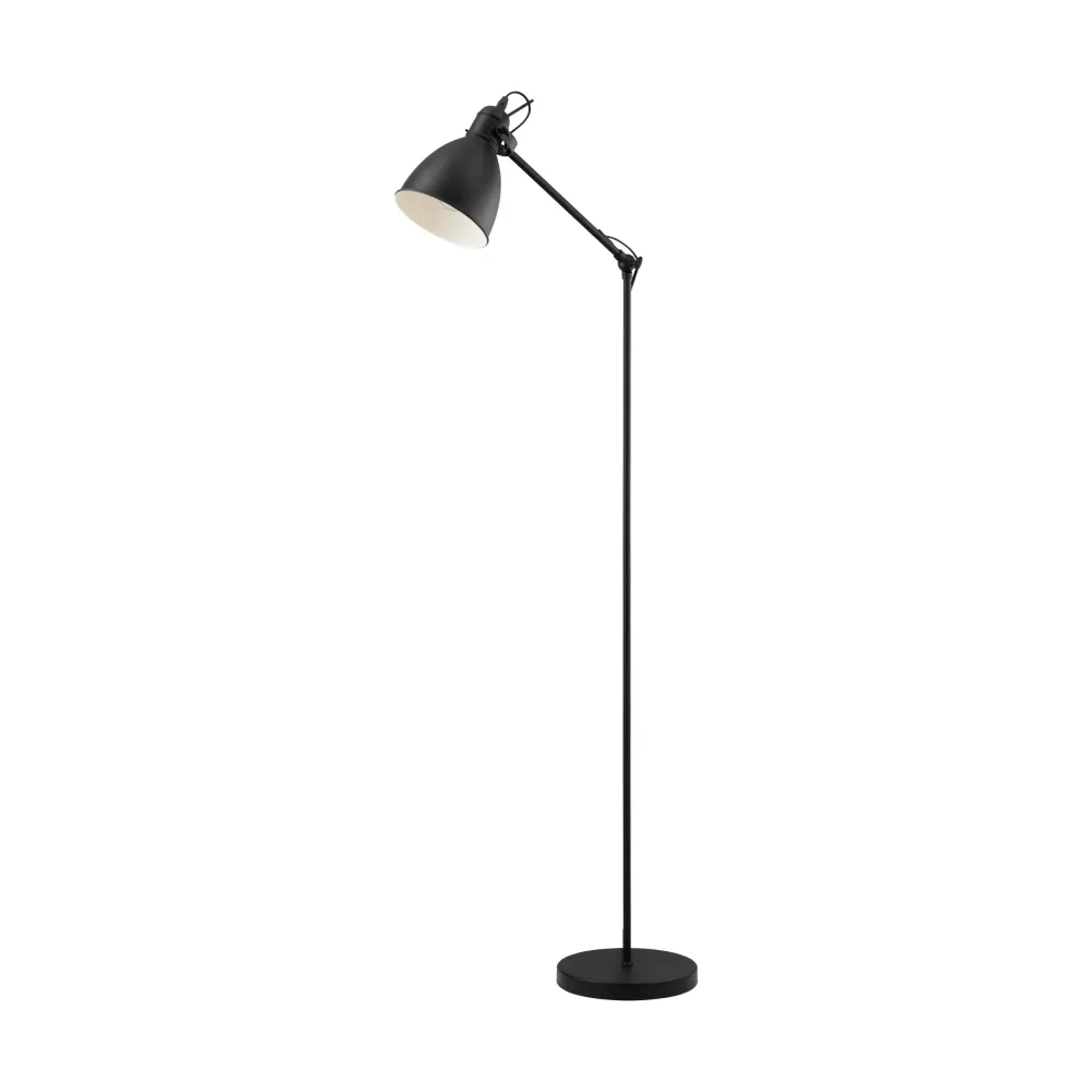 Lampadaire Vintage Eglo Priddy 49471 Noir