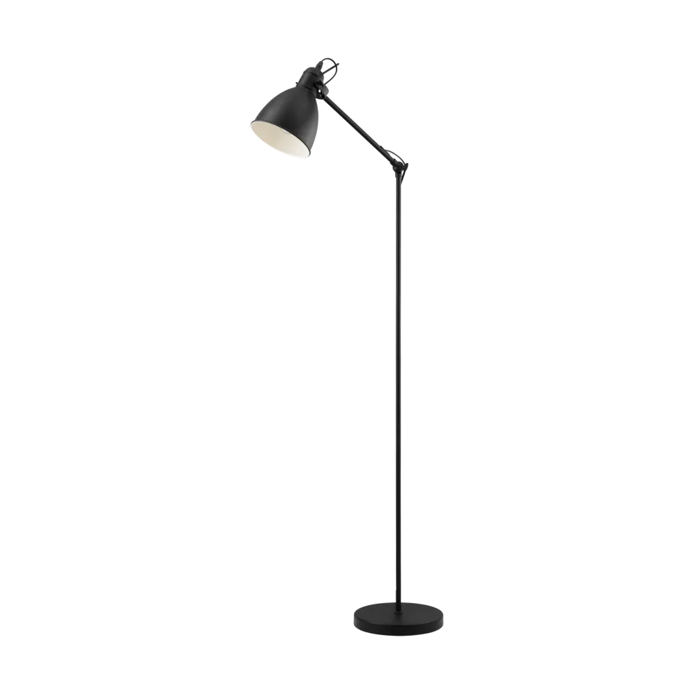 Lampadaire Vintage Eglo Priddy 49471 Noir