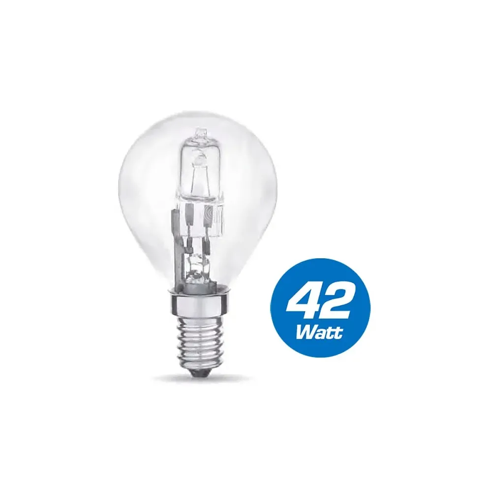 Lampe 42W E14 sphère halogène universelle 55304138