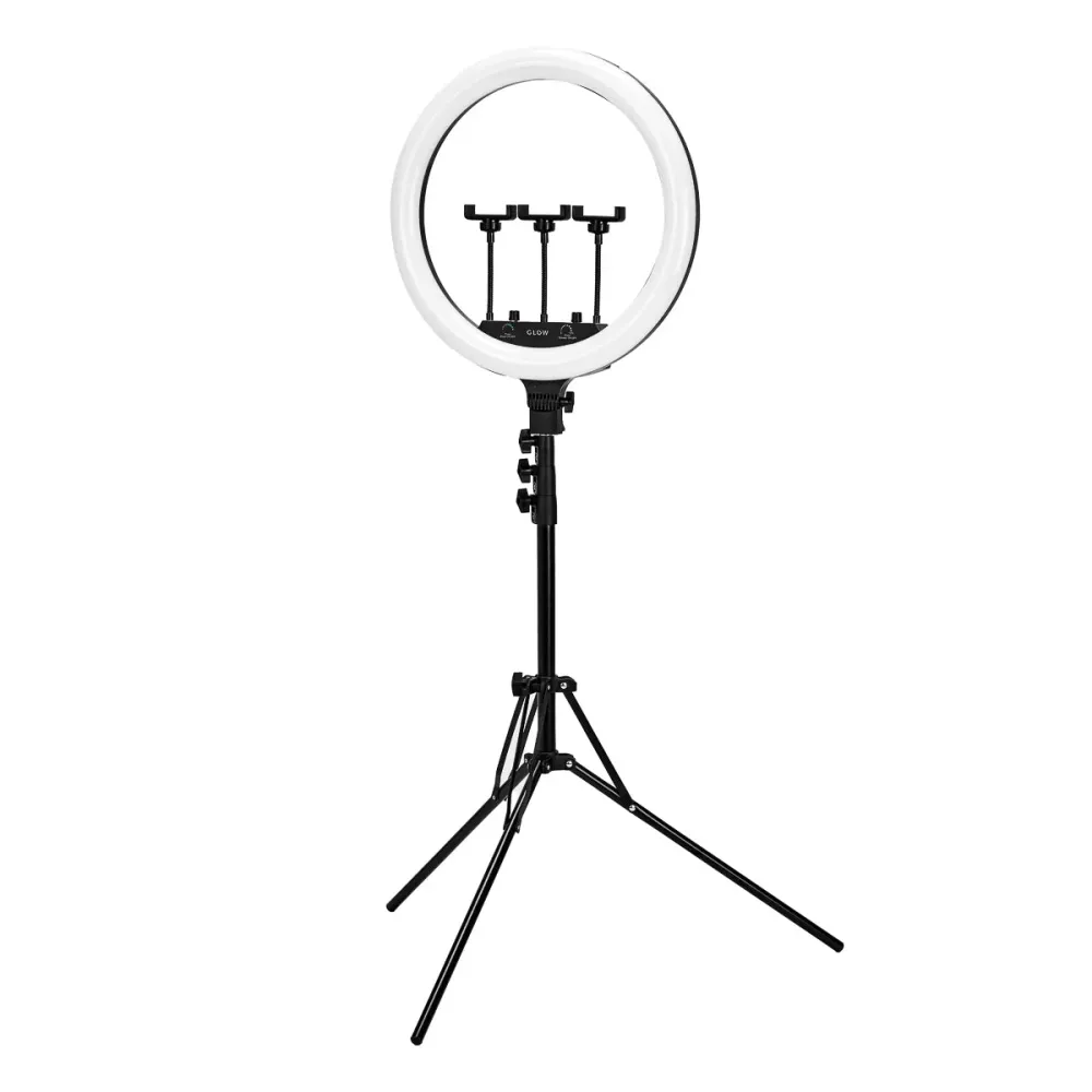 Lampe anneau GLOW anneau 18" bsc avec trépied 45W