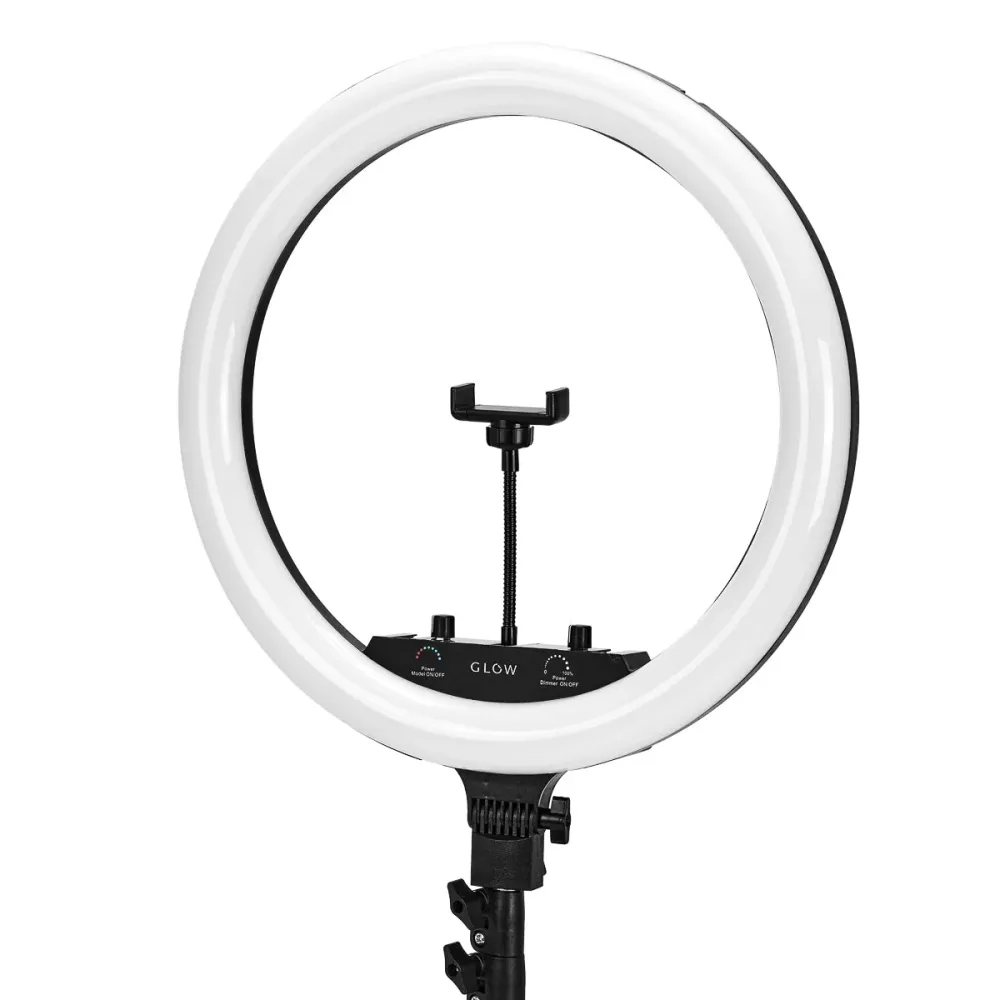 Lampe anneau GLOW anneau 18" bsc avec trépied 45W