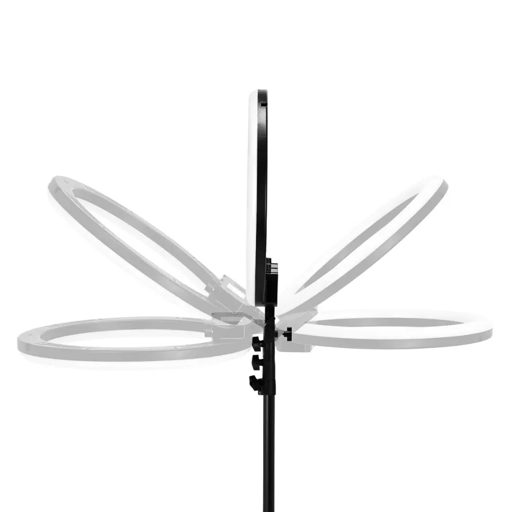 Lampe anneau GLOW anneau 18" bsc avec trépied 45W