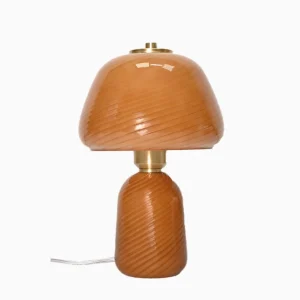 Lampe Appolon brun D18 H27cm