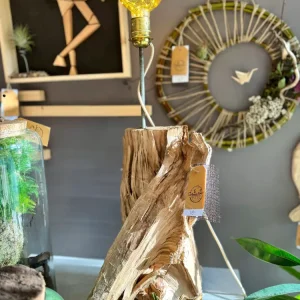 Lampe "bûche"