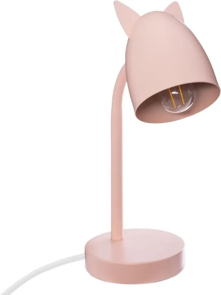 Lampe de bureau avec oreilles - Rose