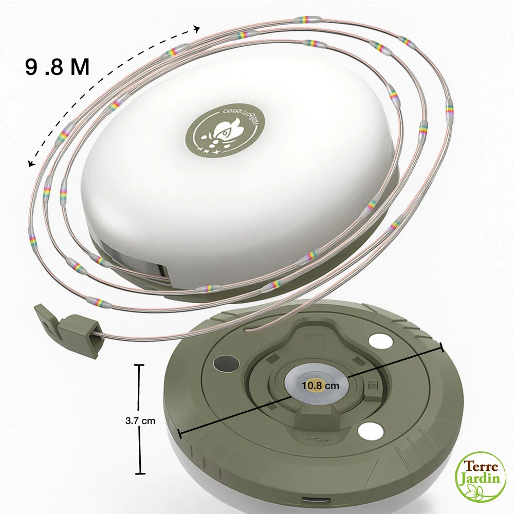 LAMPE DE CAMPING 36 LED RECHARGEABLE AVEC GUIRLANDE 98 LED