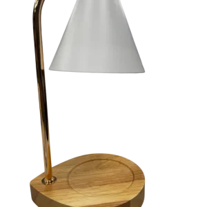 Lampe chauffe bougie blanche