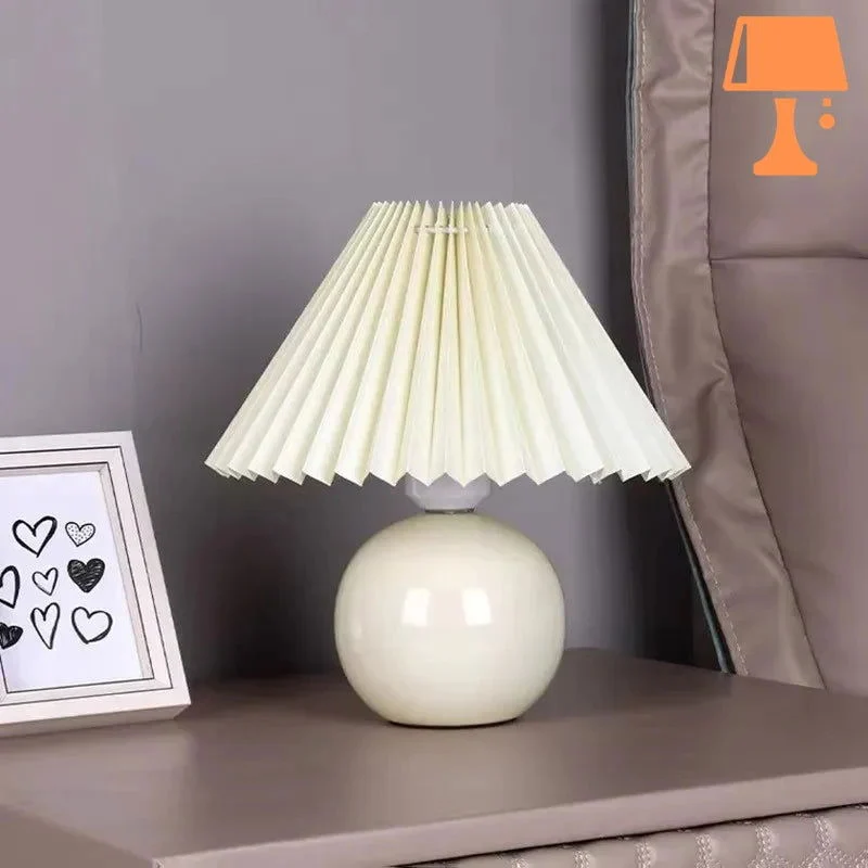 Lampe de Chevet Blanche Vintage