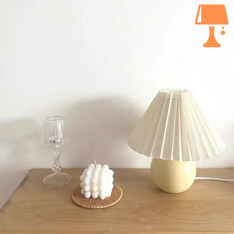 Lampe de Chevet Blanche Vintage