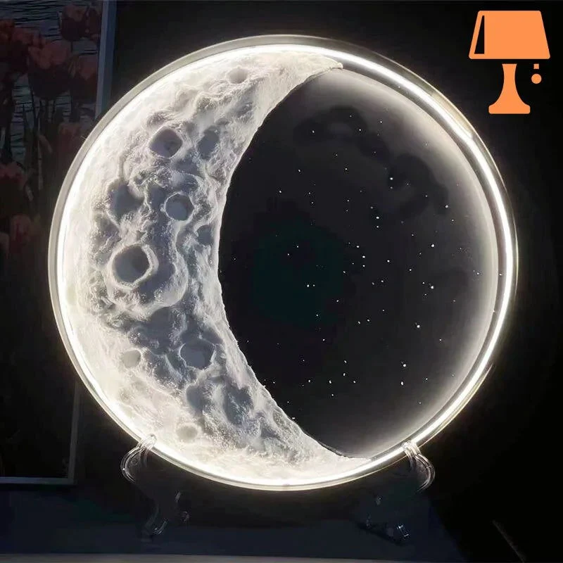 Lampe de Chevet Design Luminaire Lune
