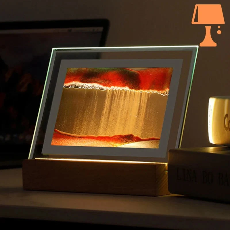 Lampe de Chevet Design Sable Mouvant