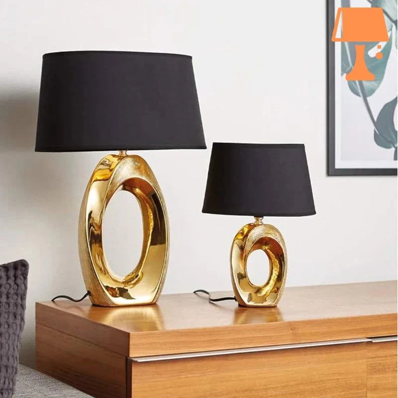 Lampe de Chevet Or et Noir