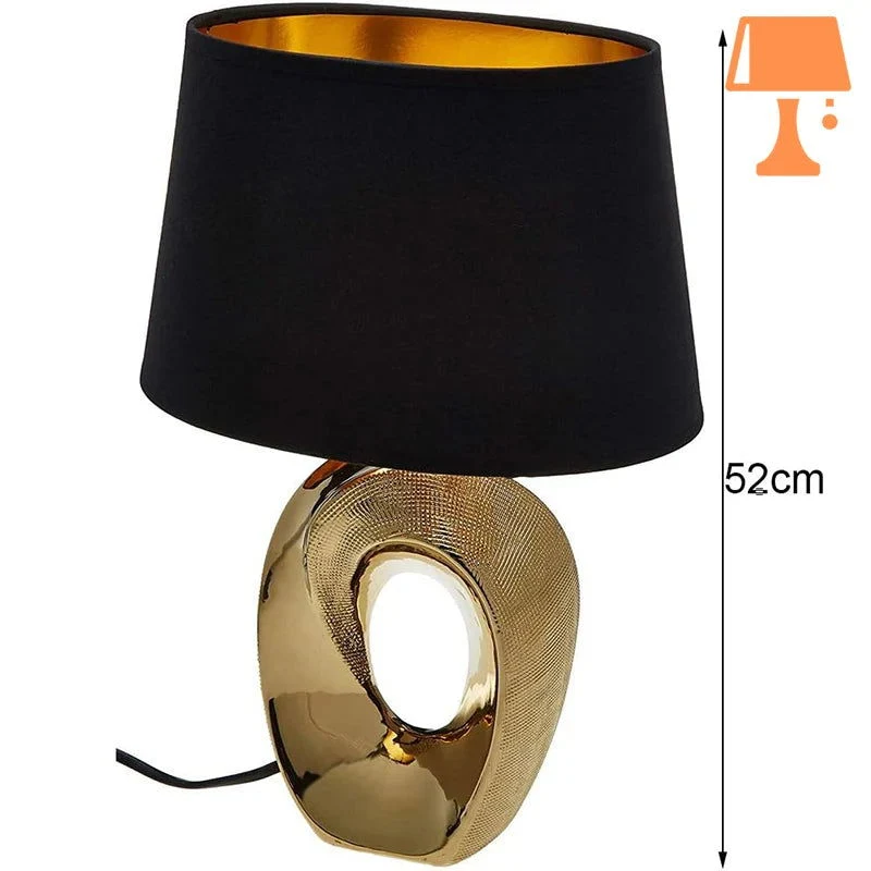 Lampe de Chevet Or et Noir