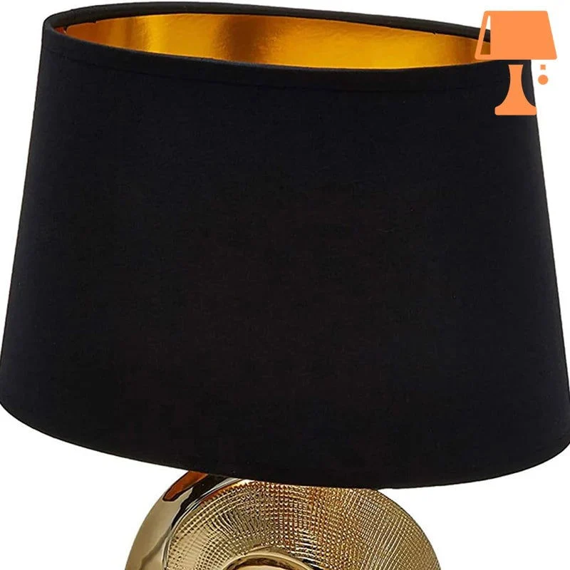 Lampe de Chevet Or et Noir