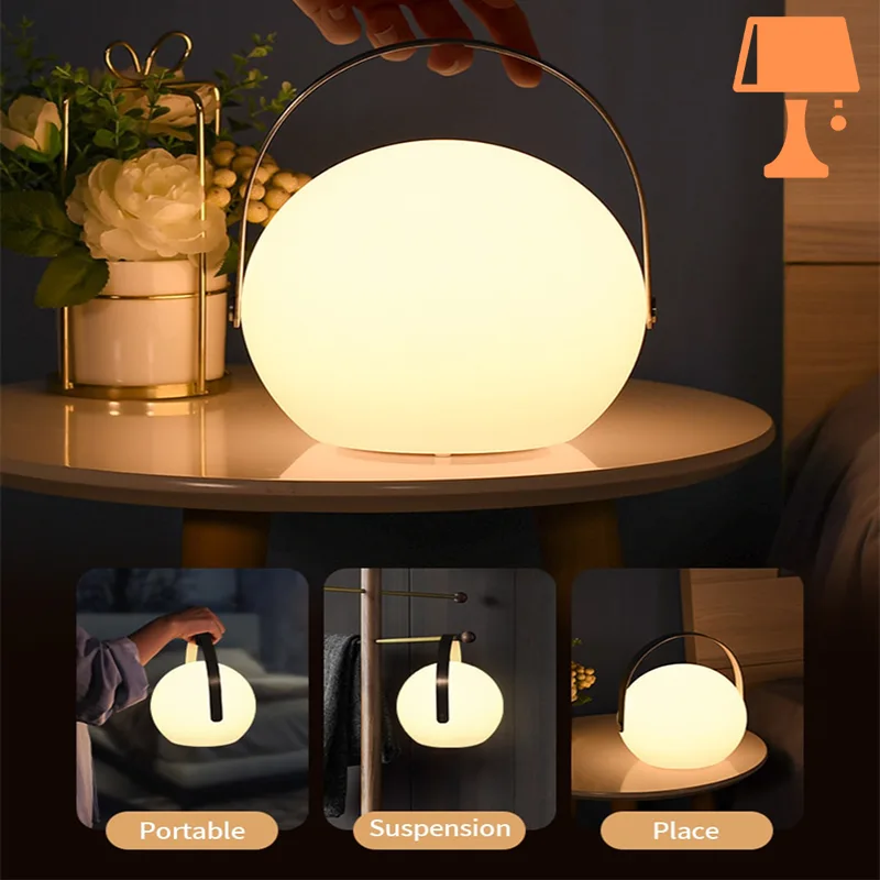 Lampe de Chevet Sans Fil Avec Télécommande
