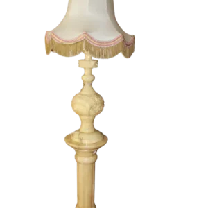 Lampe Colonne Française en Marbre | Début 1900 en Marbre Blanc