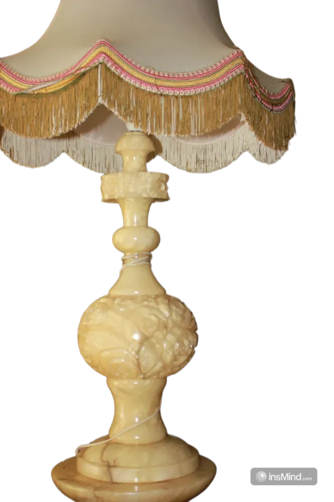 Lampe Colonne Française en Marbre | Début 1900 en Marbre Blanc