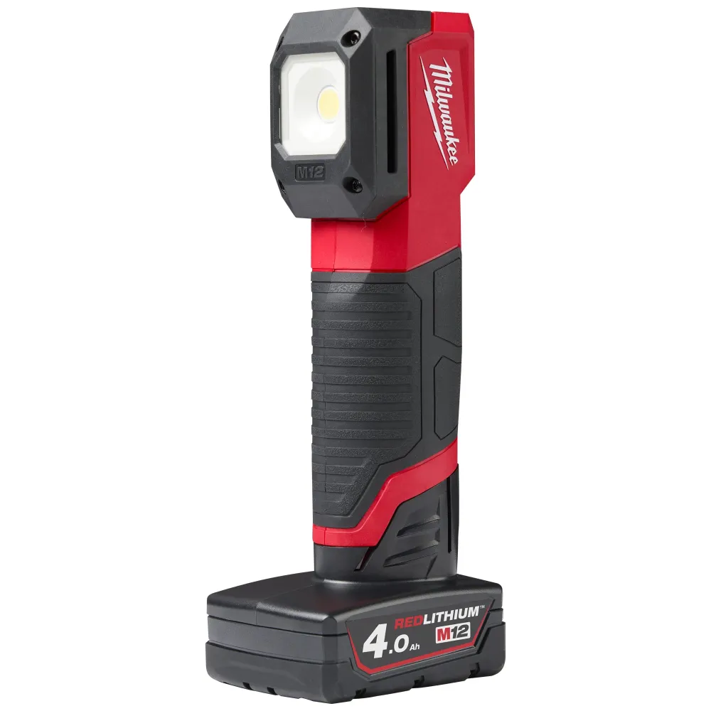 Lampe de contrôle de couleur Milwaukee Batterie M12 CML-401 12 V 4 Ah
