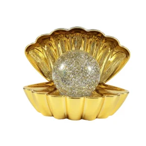 Lampe Coquillage Dorée