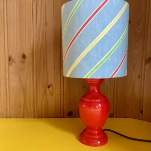 Lampe cré CHACH Lignes couleurs primaires OBLIQUES