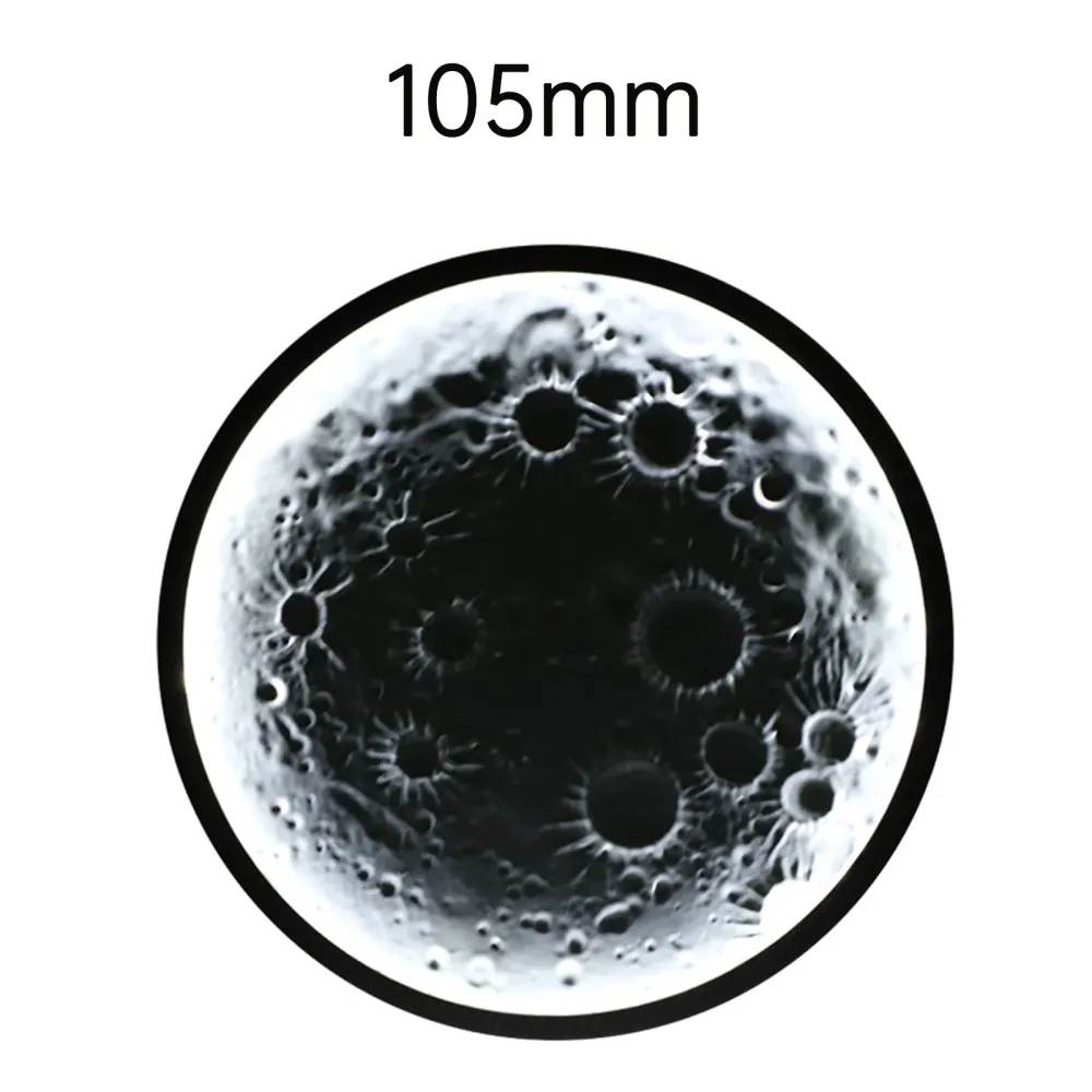 Lampe de fenêtre arrière de voiture, lampe latérale en relief, lampe décorative en forme de lune
