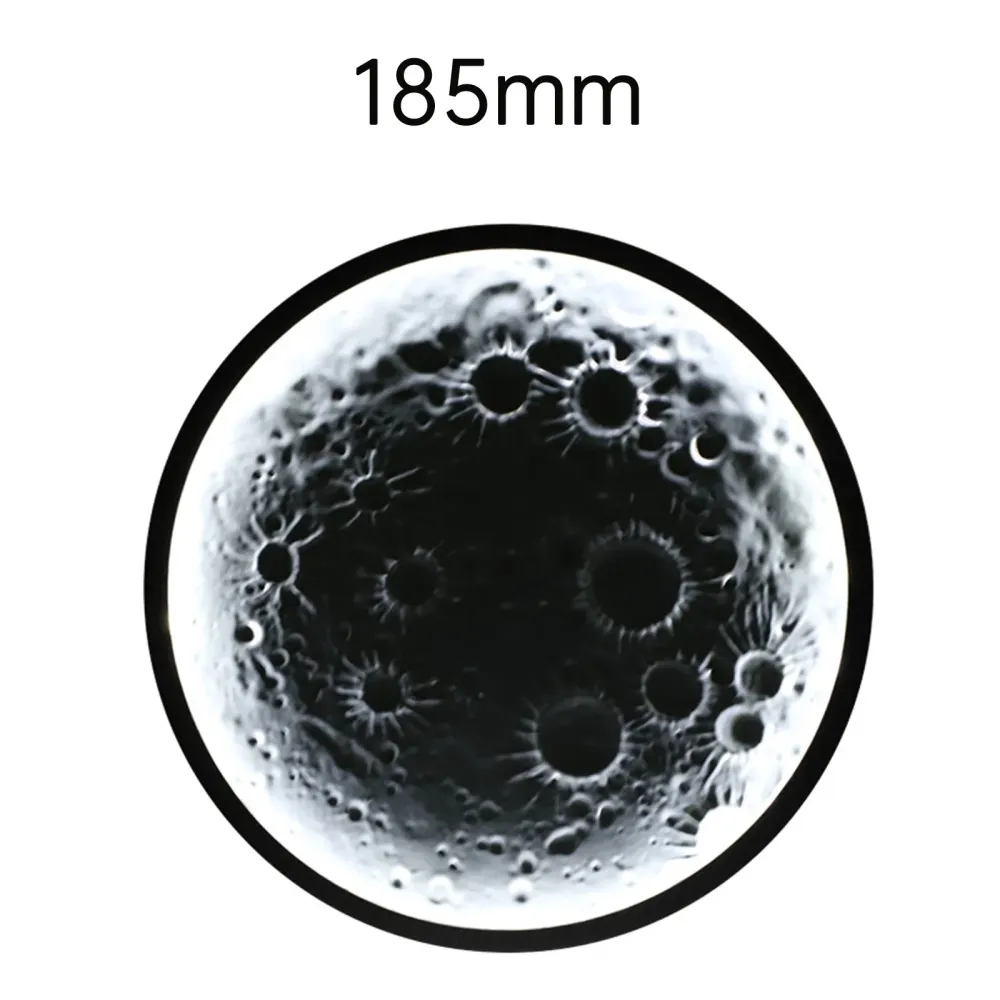 Lampe de fenêtre arrière de voiture, lampe latérale en relief, lampe décorative en forme de lune