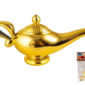 lampe de génie dorée 22x11cm