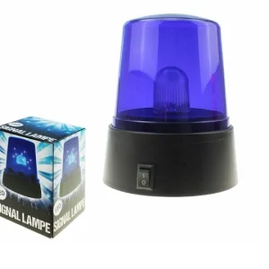 lampe gyrophare led''s bleu 11cm