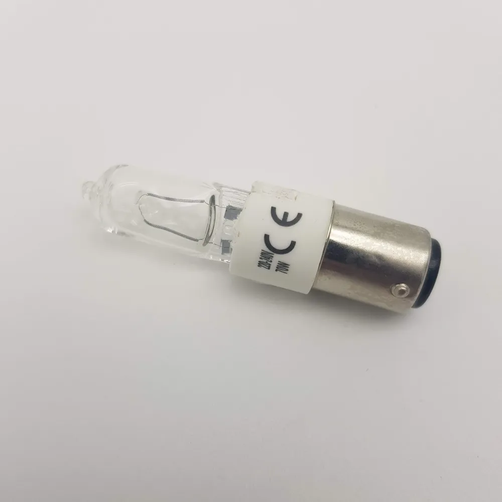 Lampe halogène B15D 230V-70W Halolux Ceram Eco Bayonet
