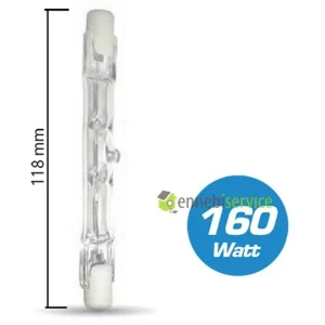 Lampe halogène linéaire 117 mm 160W