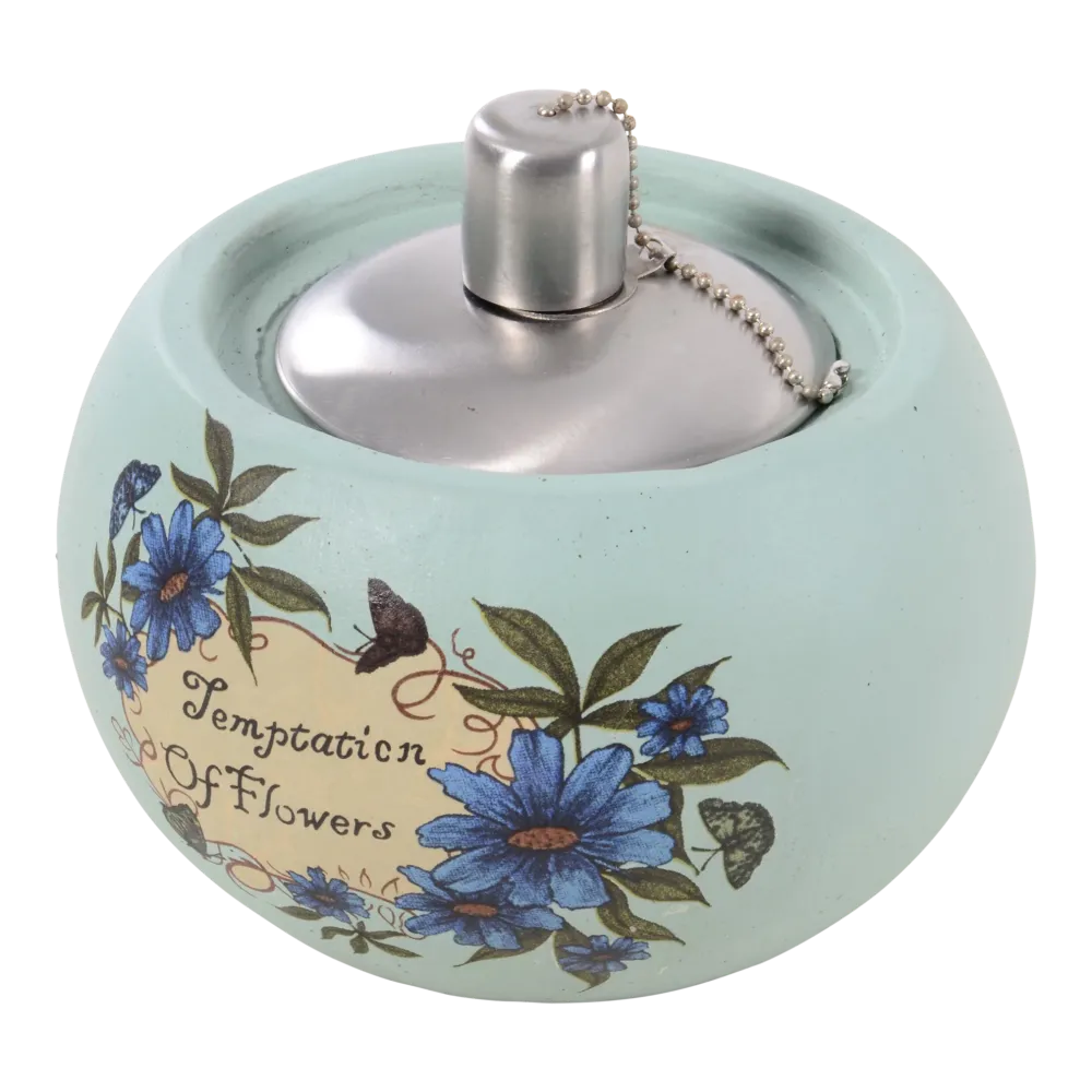 Lampe à huile Azul ø14,5x18cm aqua