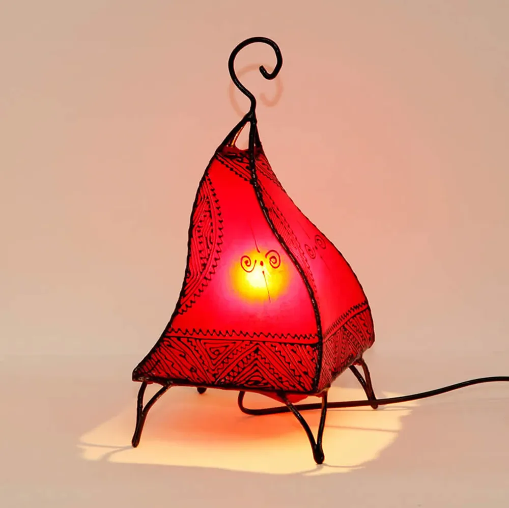 Lampe à huile Fatuta rouge