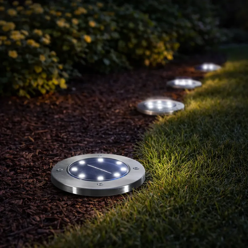 Lampe de Jardin LED 6000ºK "Solaire" IP65 Capteur de Lumière 40 000H [PL-626030-CW]