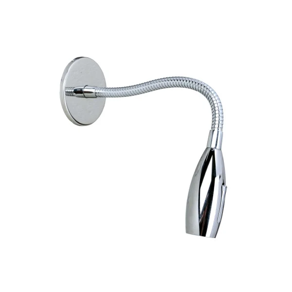 Lampe de lecture LED Chrome Quick Maya 1P réglable 12/24V