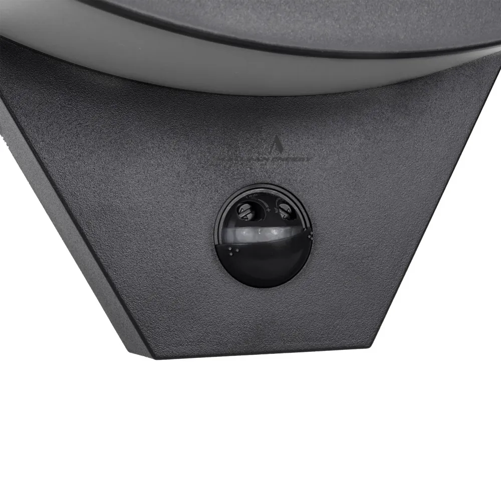 Lampe LED avec détecteur de mouvement Maclean, détecteur de mouvement infrarouge, couleur noire, 10 W, IP54, 800 lm, MCE29...
