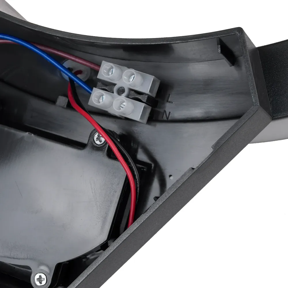 Lampe LED avec détecteur de mouvement Maclean, détecteur de mouvement infrarouge, couleur noire, 10 W, IP54, 800 lm, MCE29...