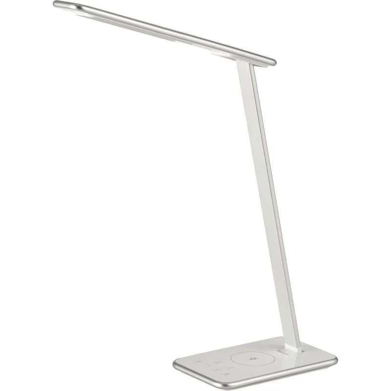 Lampe LED Orbit blanc et argent