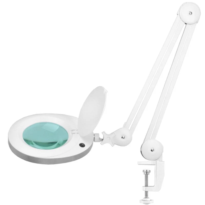 Lampe loupe LED élégante 6025 6025 5d smd pour table de travail