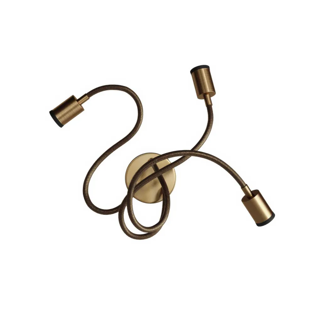 Lampe Mini spot SPOTLIGHT GU1d0 Flex 60 murale et plafond - Bronze satiné